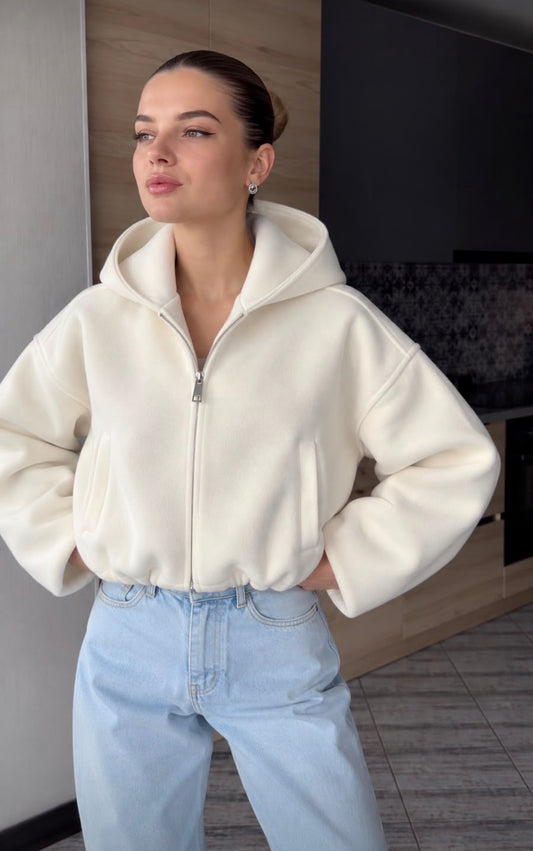 Chaqueta Hoodie paño