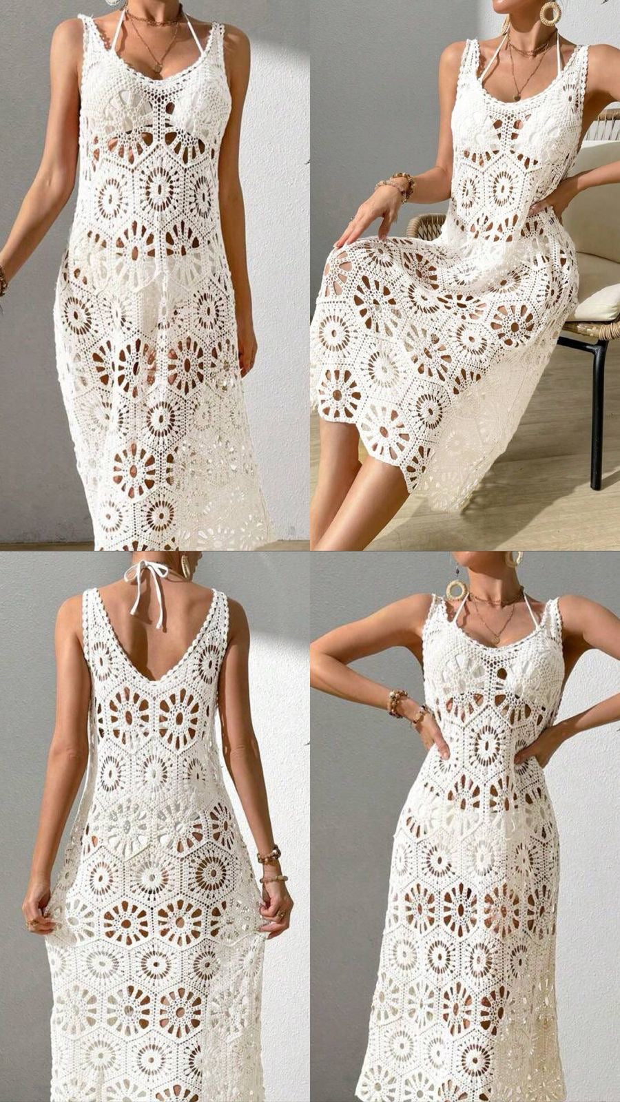 Vestido Malla playero