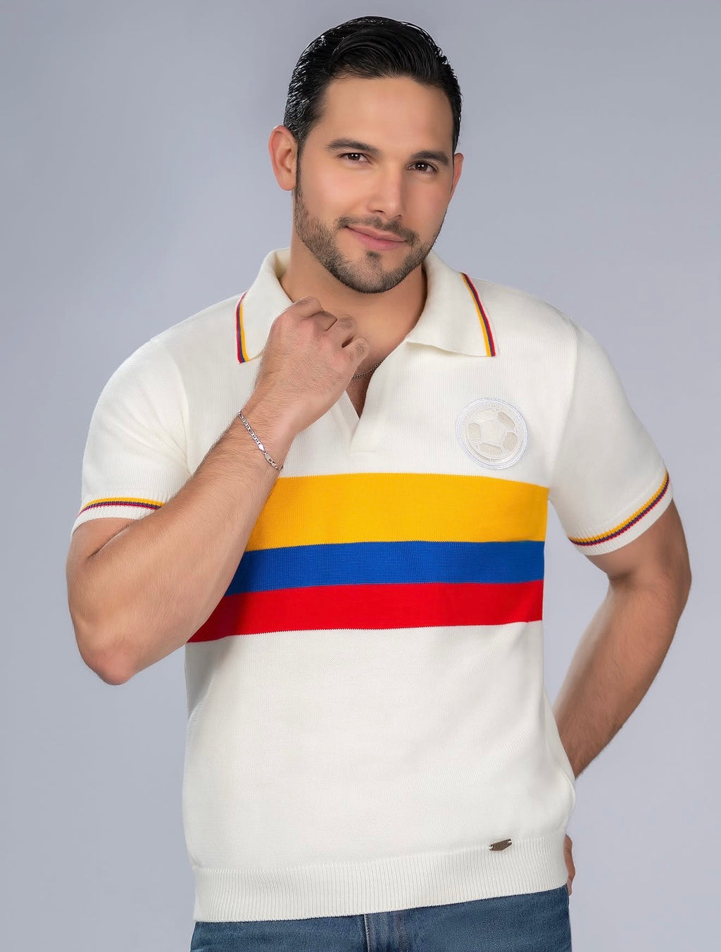Camiseta polo Colombia hombre