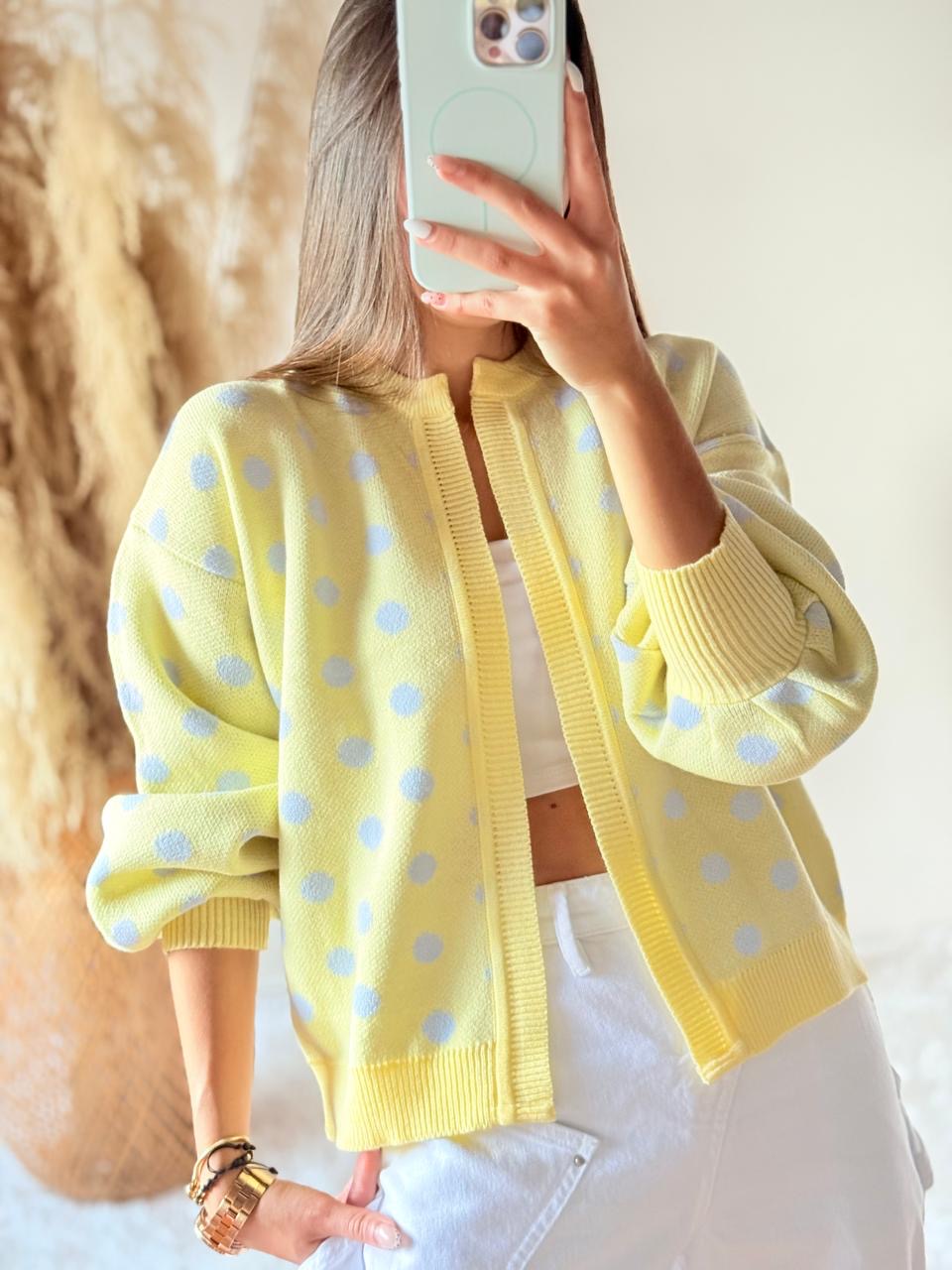 Cárdigan Polka Dots