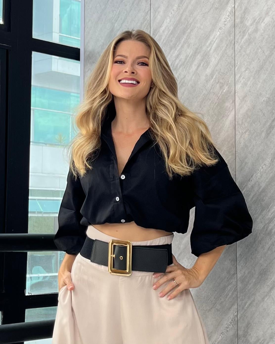 Blusa manga globo Ivon