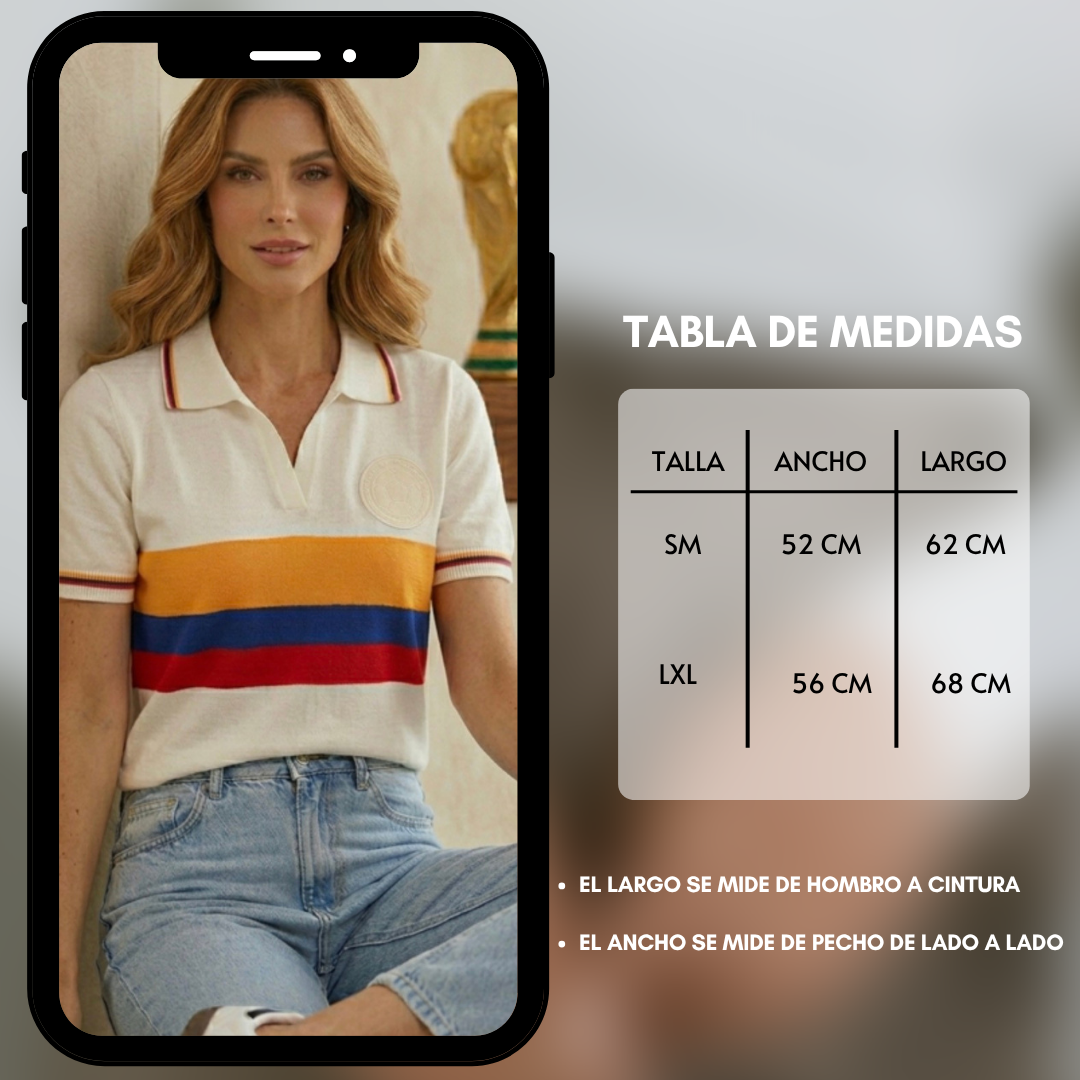 Camiseta tejida Colombia