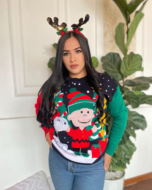 Suéter navideño snoopy