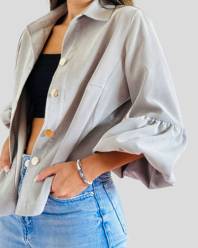 Chaqueta manga Bombón