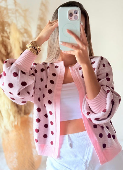 Cárdigan Polka Dots