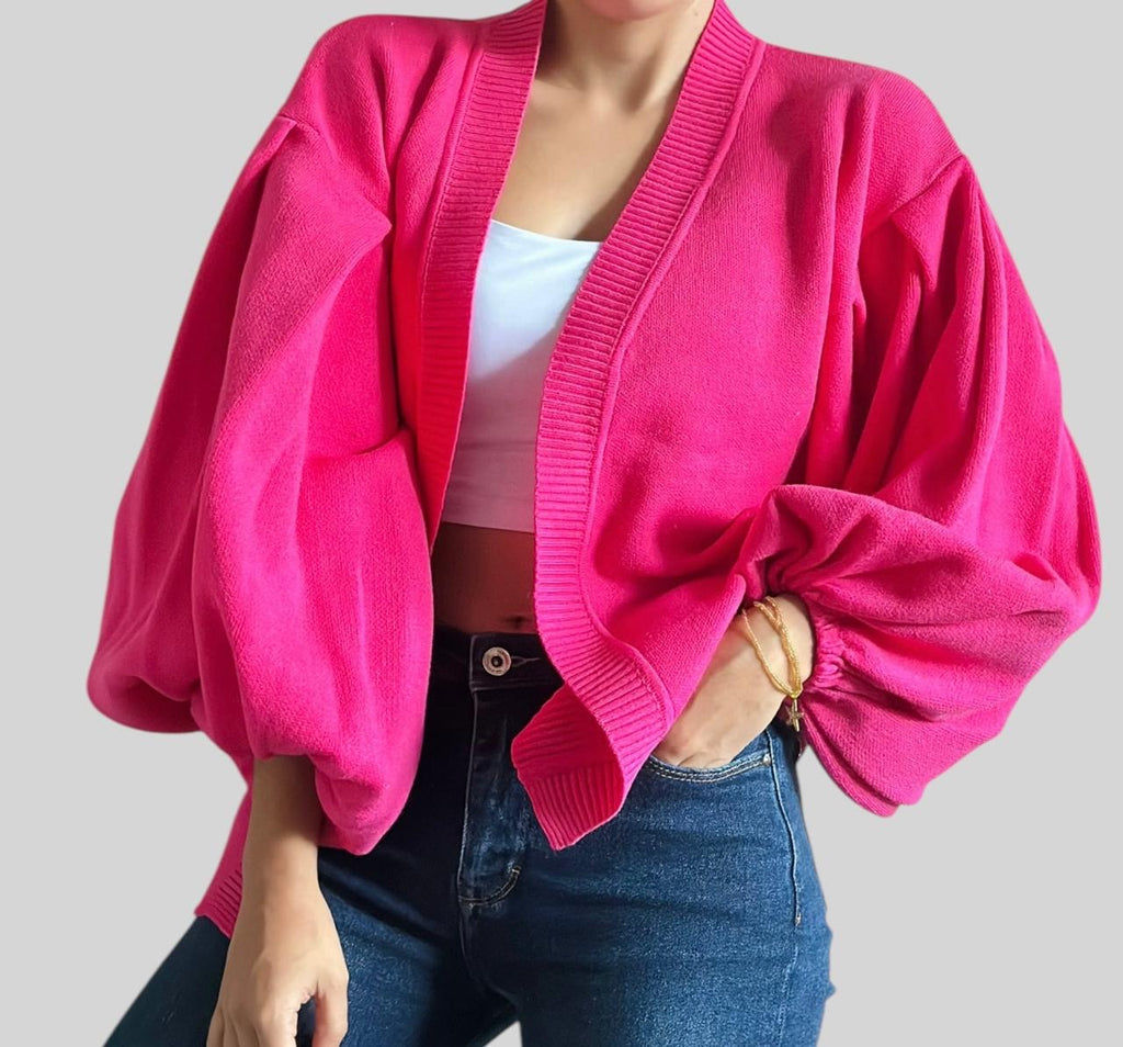 Cárdigan Manga Globo