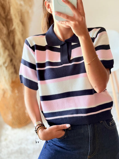 Camisa polo tejida