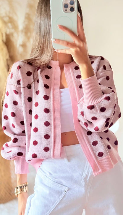 Cárdigan Polka Dots