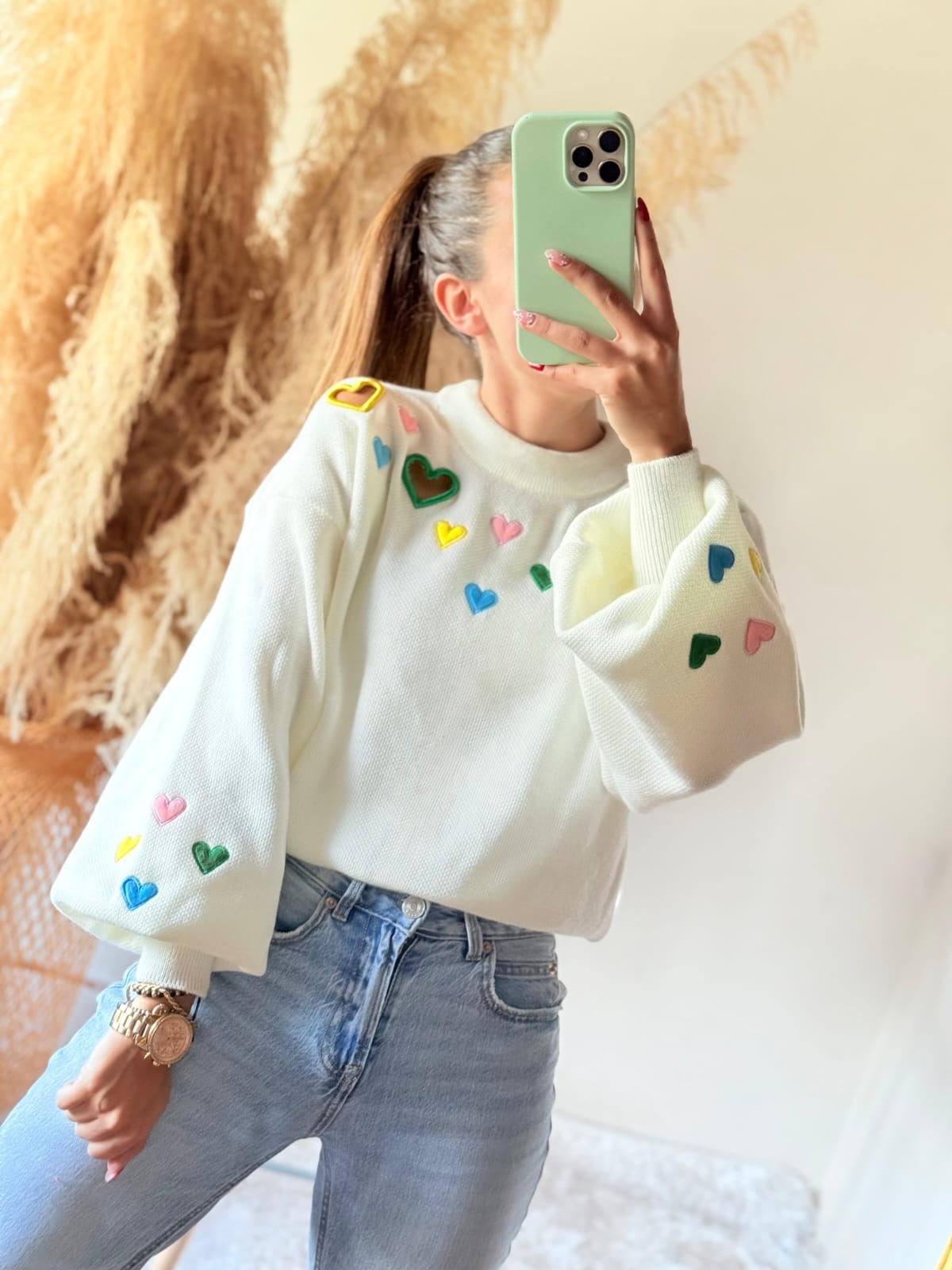 Suéter Rainbow baby