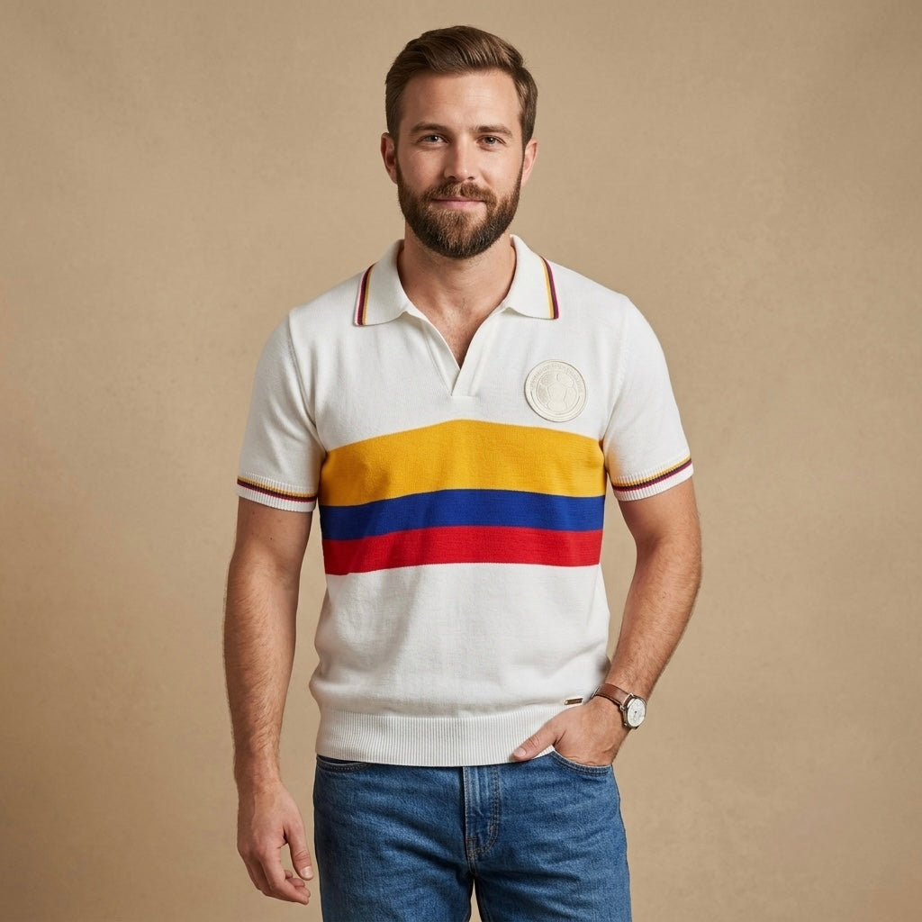 Camiseta polo Colombia hombre