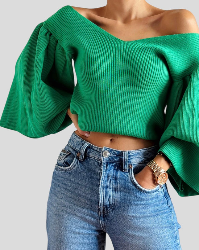 Blusa tejida bolero