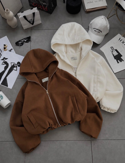 Chaqueta Hoodie paño