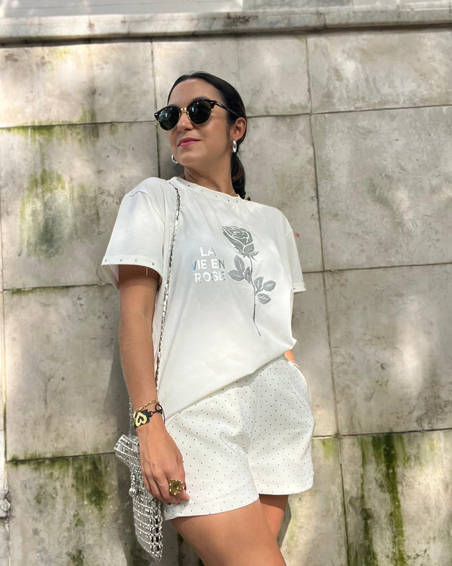 Camiseta la vie en rose