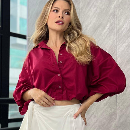 Blusa manga globo Ivon