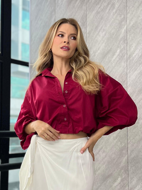 Blusa manga globo Ivon