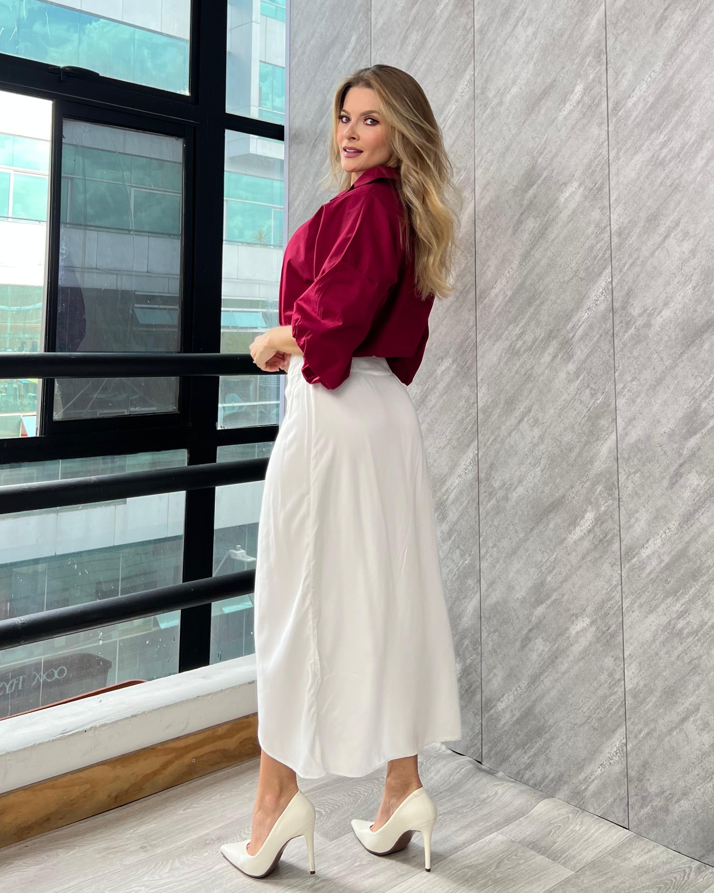 Blusa manga globo Ivon