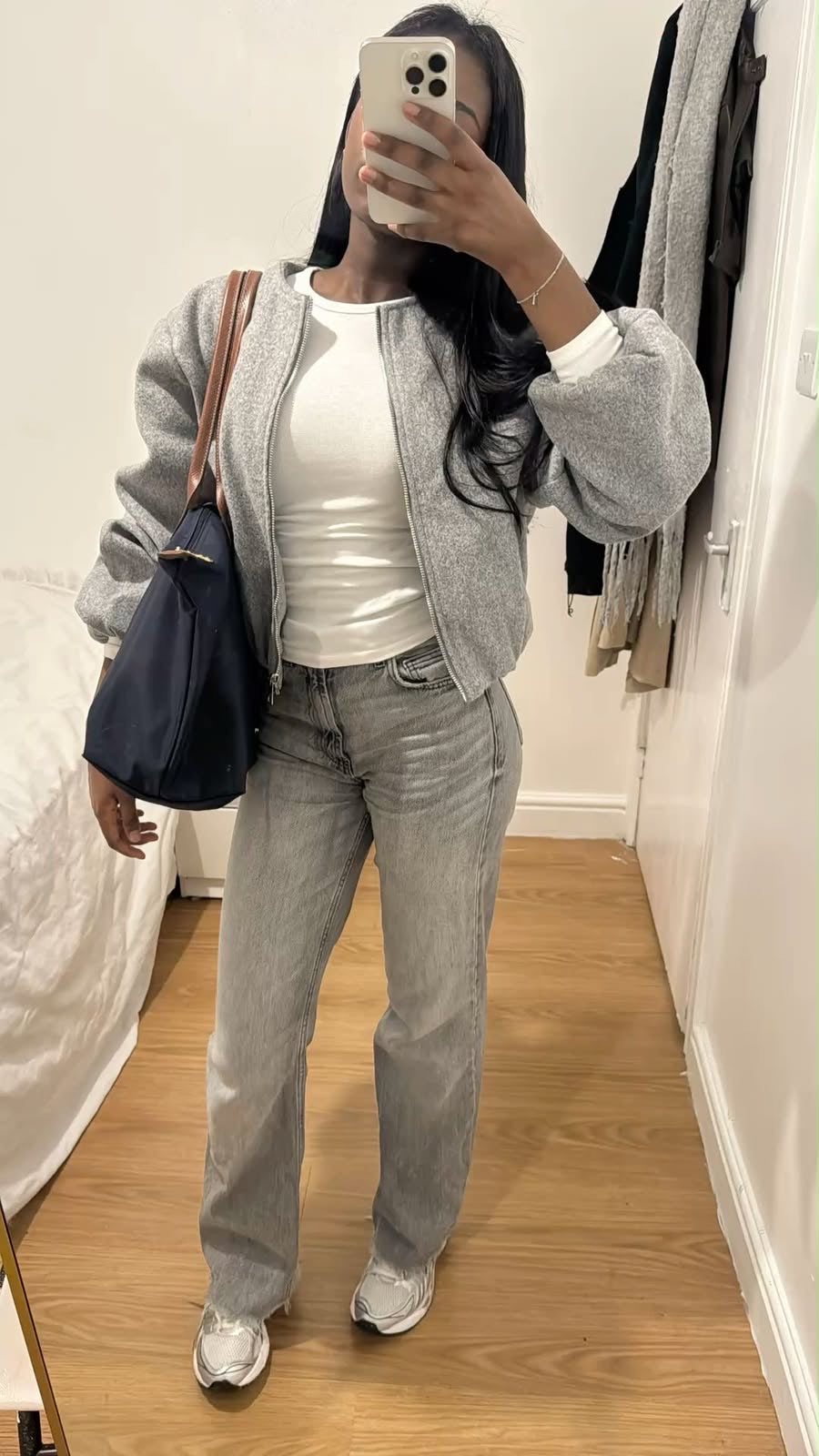 Chaqueta bumper paño