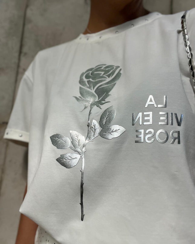 Camiseta la vie en rose