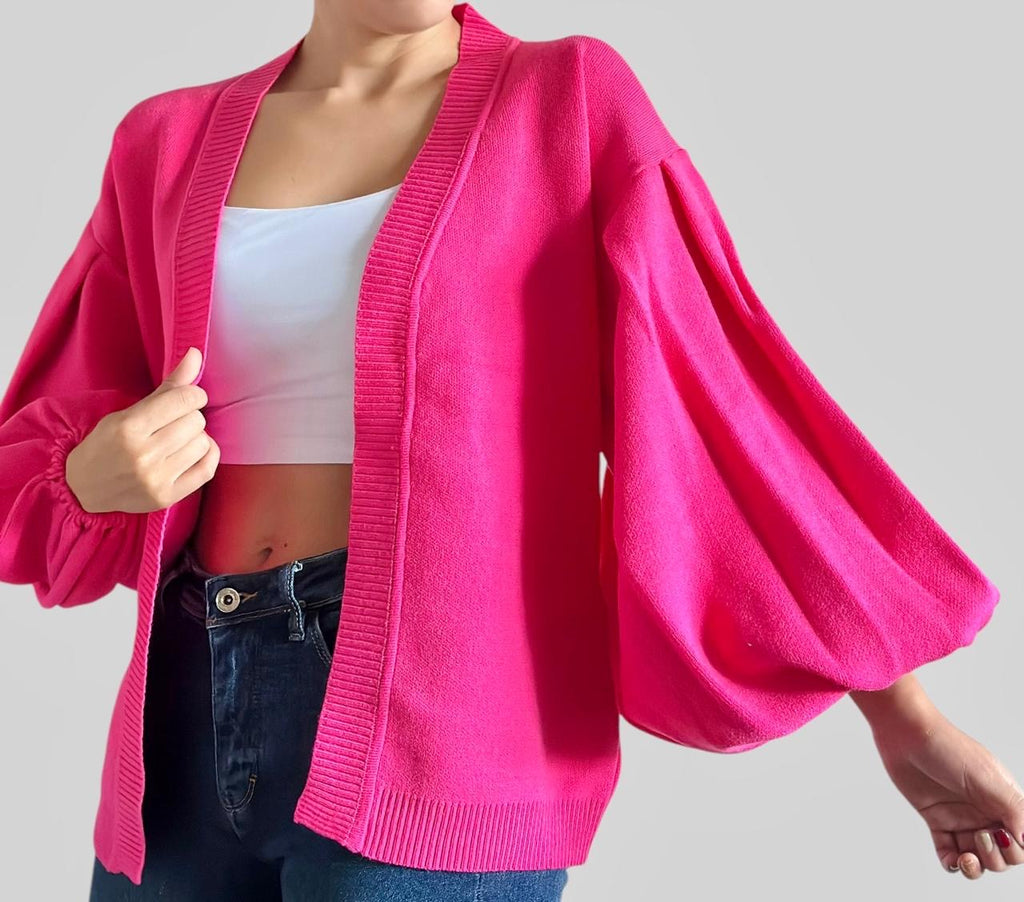 Cárdigan Manga Globo