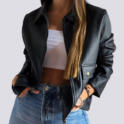 Chaqueta cuero tex