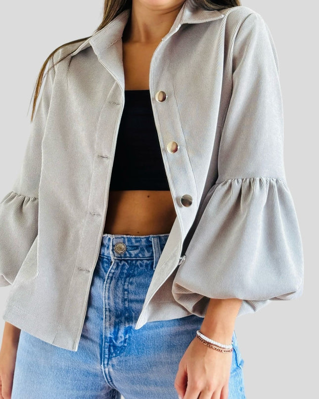 Chaqueta manga Bombón
