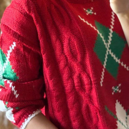 Suéter navideño Rombos