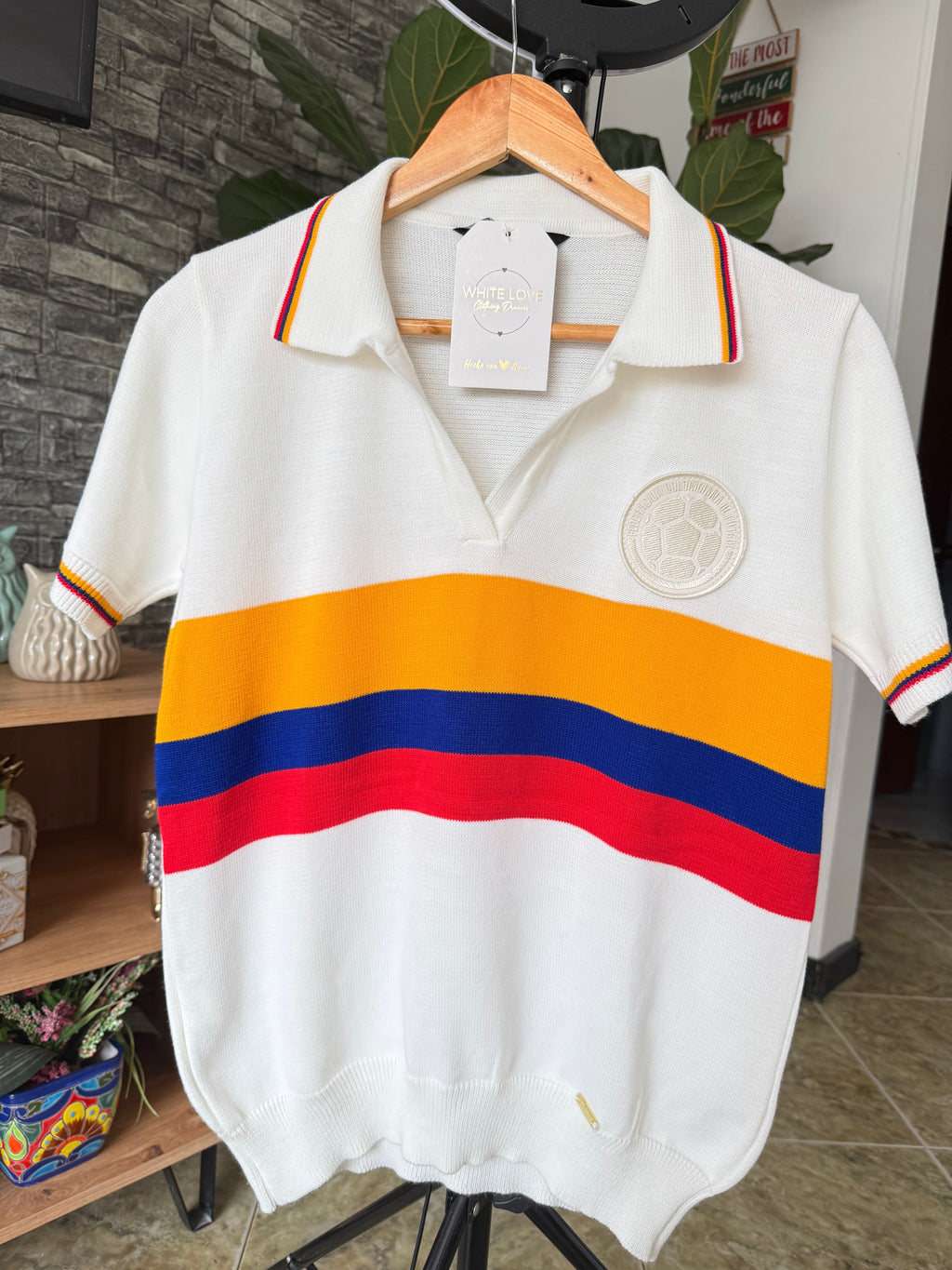 Camiseta tejida Colombia