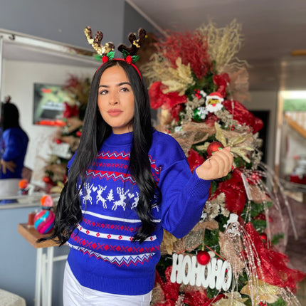 Suéter navideño renos