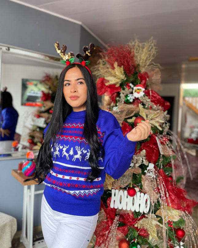 Suéter navideño renos