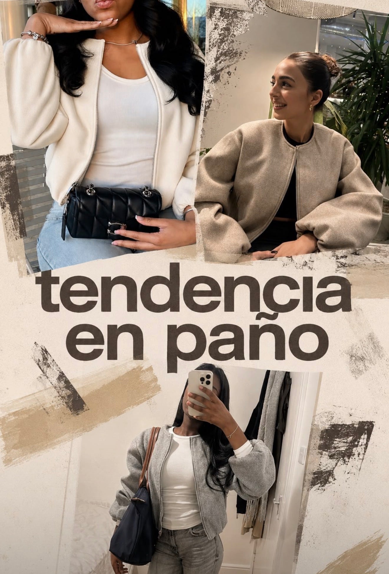Chaqueta bumper paño
