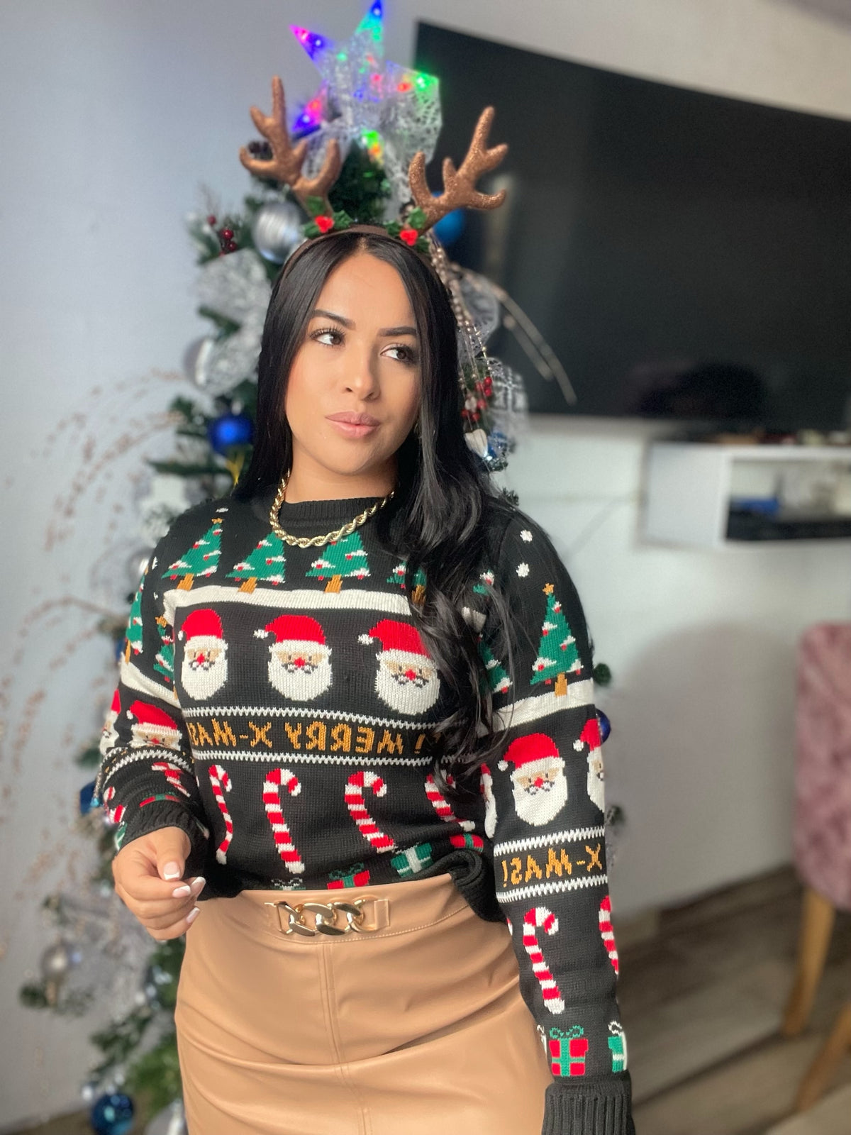 Suéter navideño Merry christmas 🎄