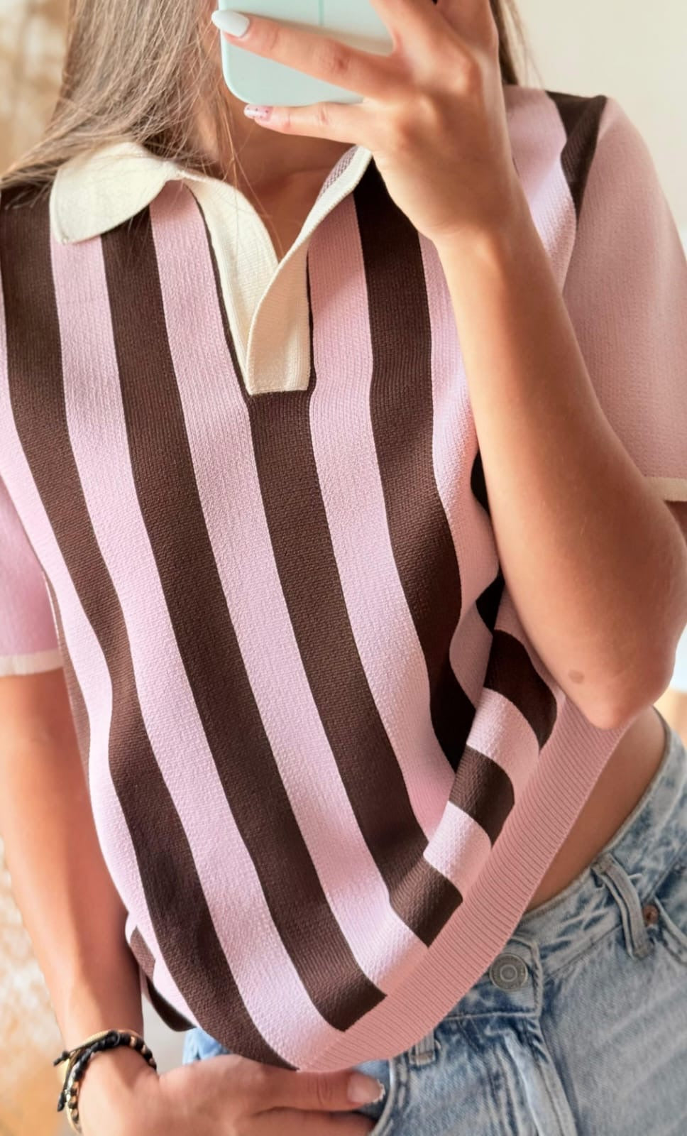 Camiseta tejida polo