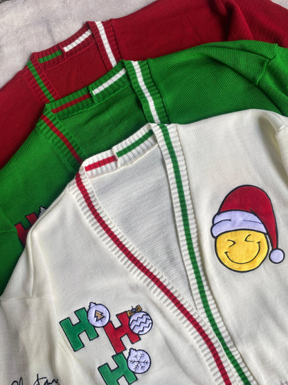 Cárdigan navideño ho ho ho