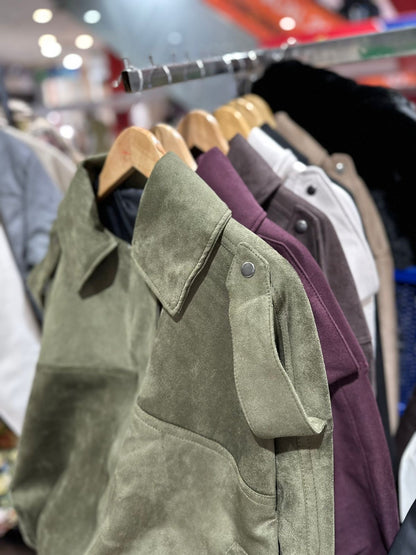 Chaqueta bomber gamuza