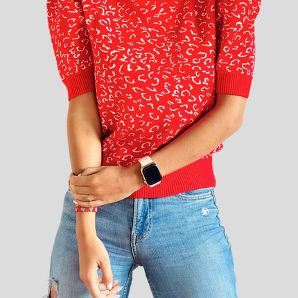 Blusa tejida Print