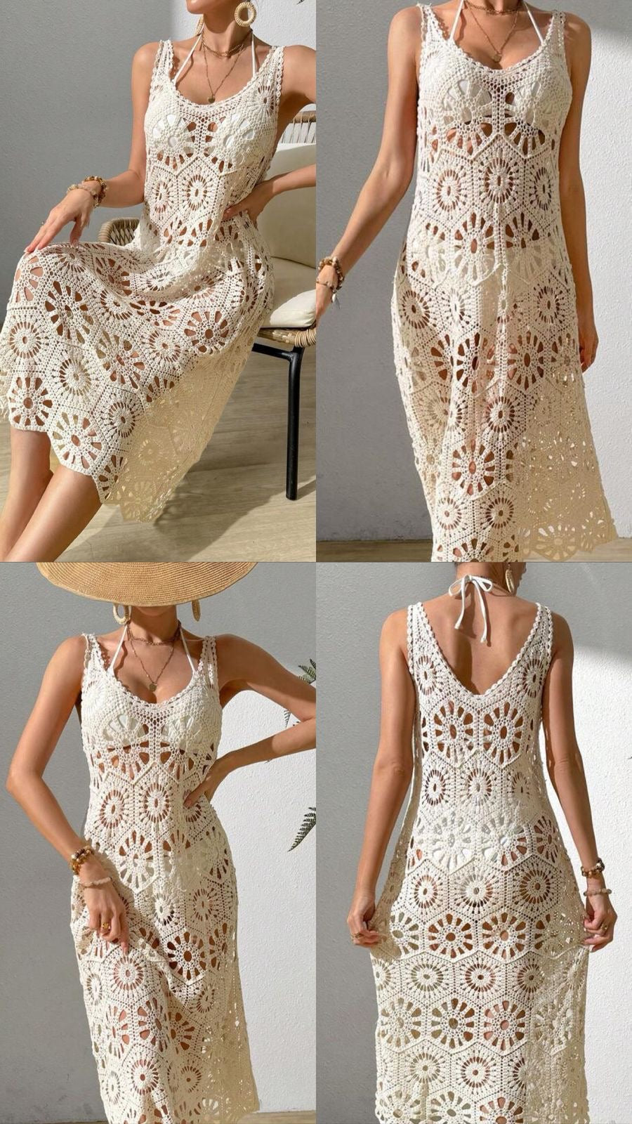 Vestido Malla playero