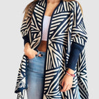 Azul oscuro beige