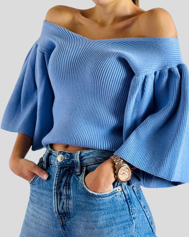 Blusa tejida bolero