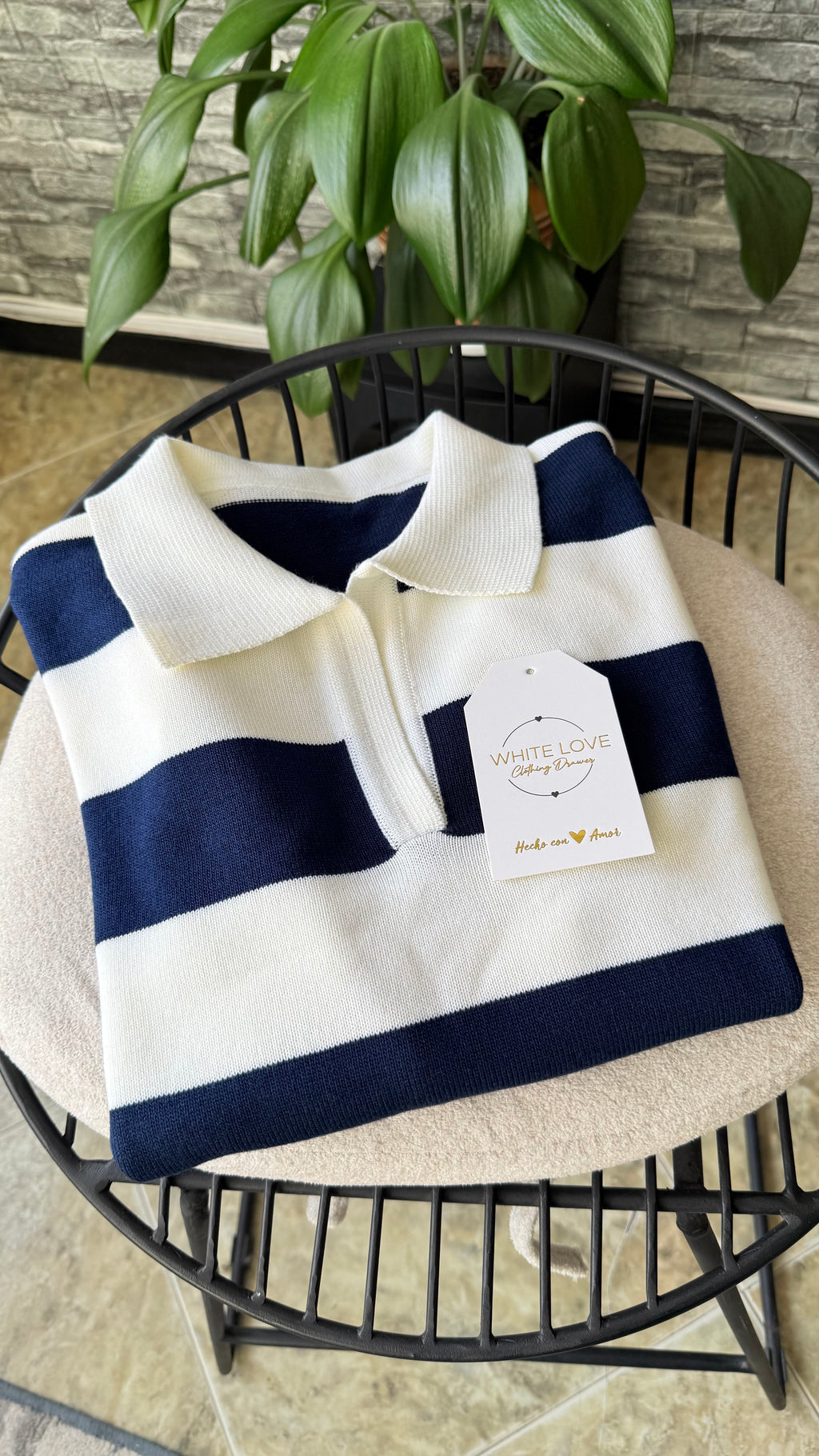 Suéter Polo Roma