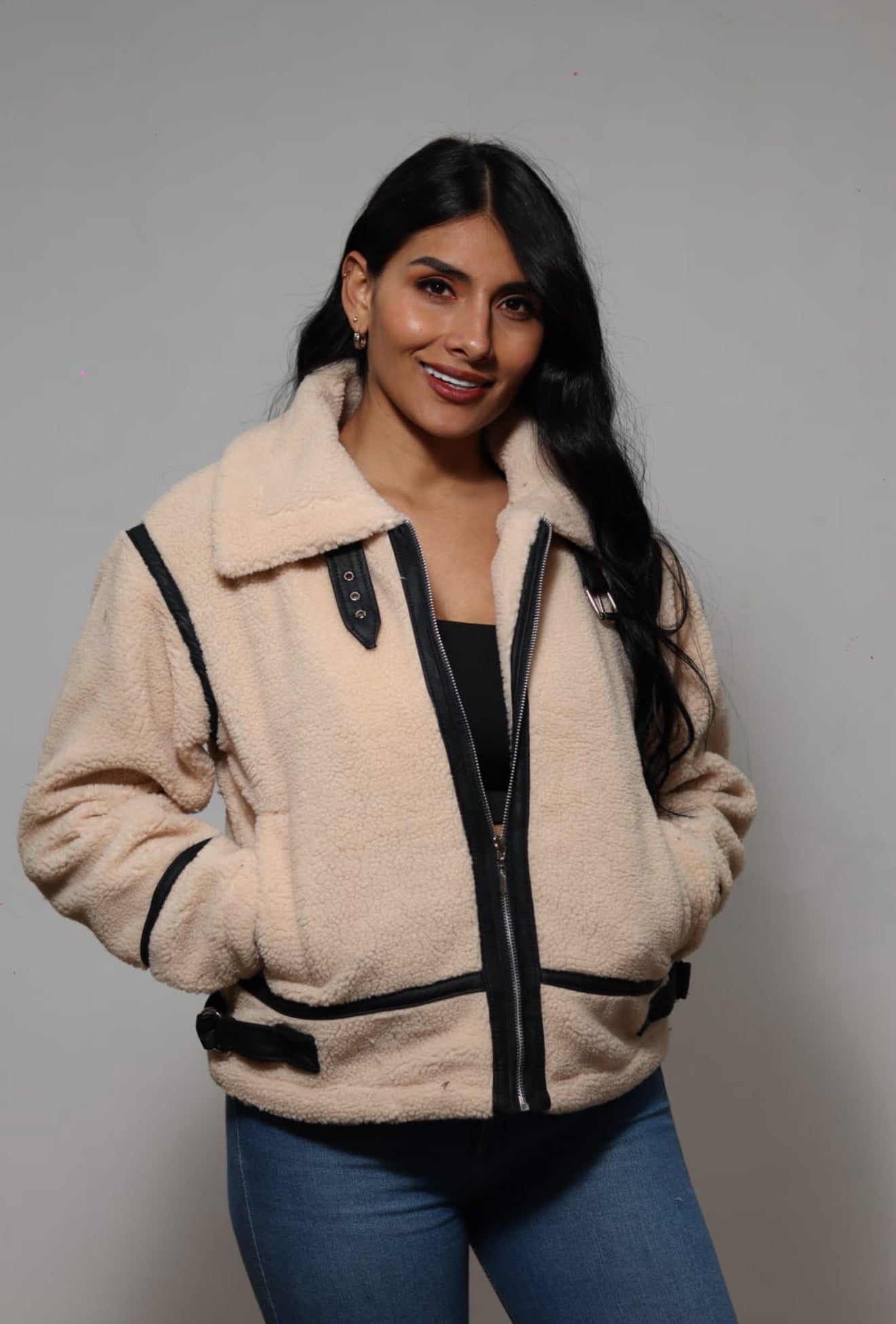 Chaqueta OVERSIZED borreguito