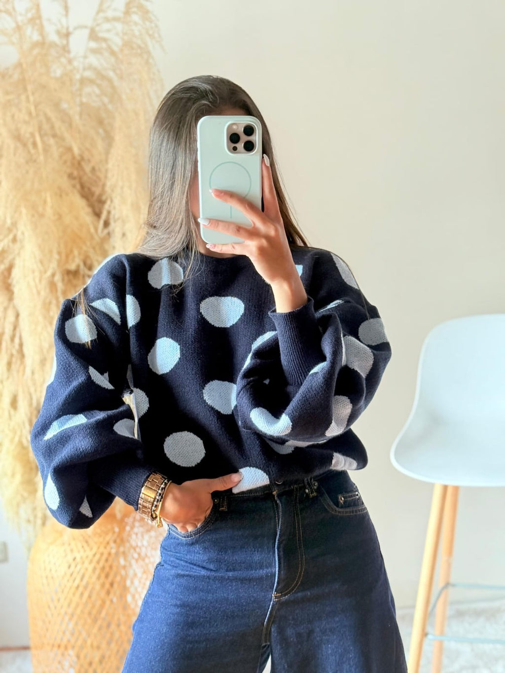 Sueter polka dots globo