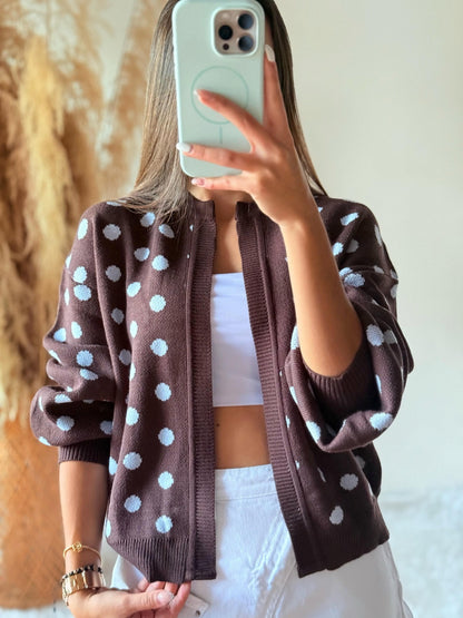 Cárdigan Polka Dots