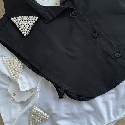 Cuello Camisero Perlado