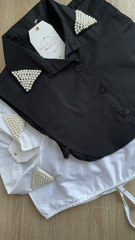 Cuello Camisero Perlado