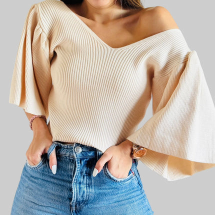 Blusa tejida bolero