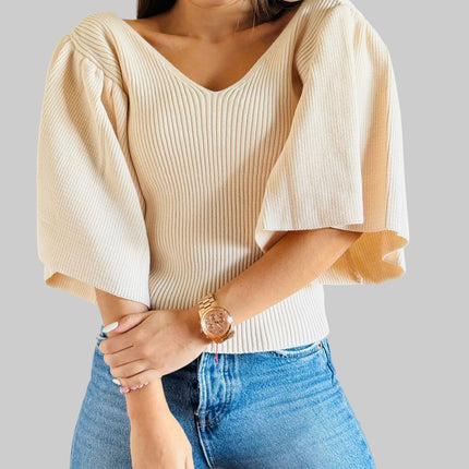 Blusa tejida bolero