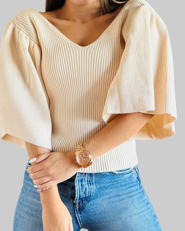 Blusa tejida bolero