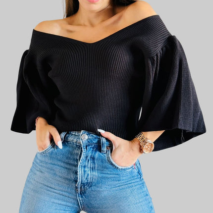 Blusa tejida bolero