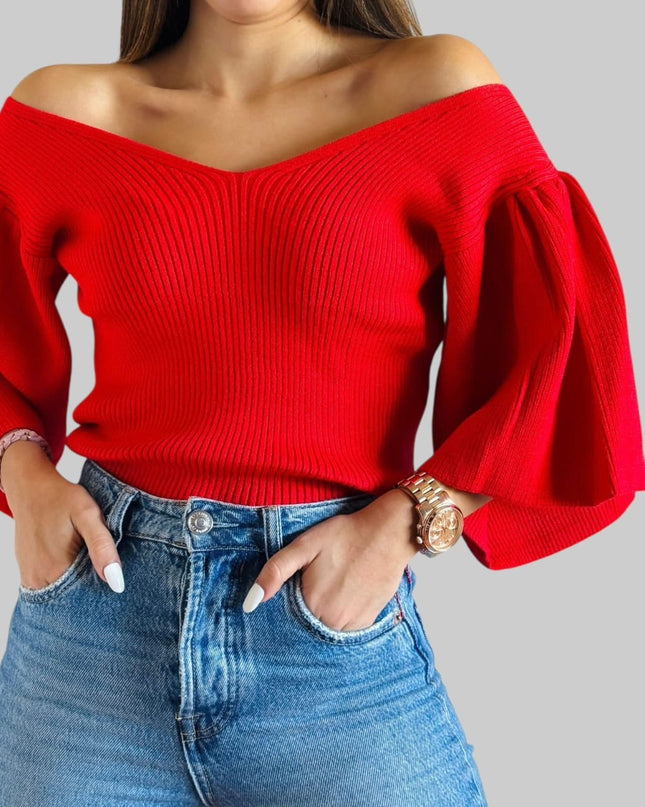 Blusa tejida bolero