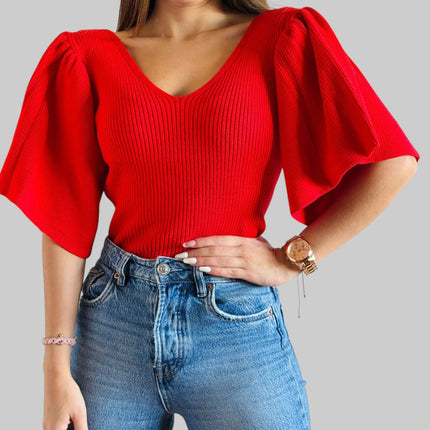 Blusa tejida bolero